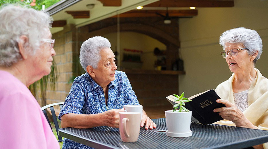 elder woman bible study